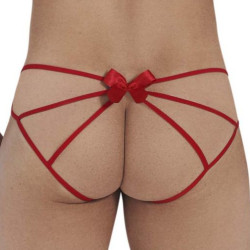CandyMan Jockstrap Noeud Frigg Rouge